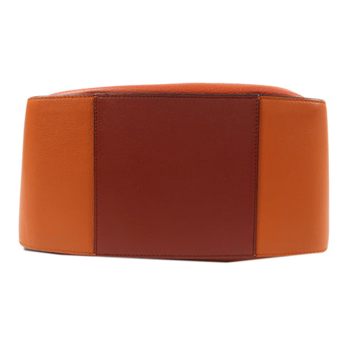 LOEWE GHW Hammock 2 Way Shoulder Bag Handbag Calfskin Leather Brown