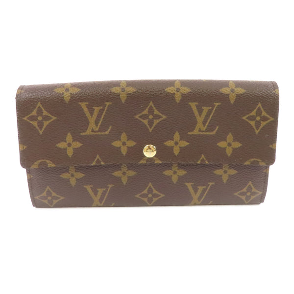 LOUIS VUITTON LV GHW Portefeuille Sarah Wallet M60233 Monogram Brown