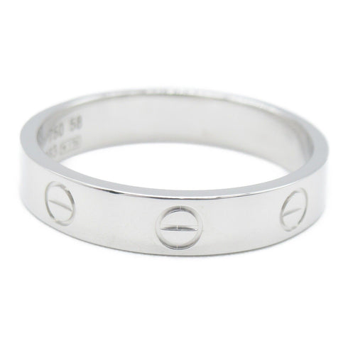 CARTIER Love Wedding Ring 18K White Gold Cartier#58 JP#17.5 US#8.25