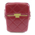 CHANEL Quilted CC GHW Chain Shoulder Bag AS2635B Lambskin Leather Red