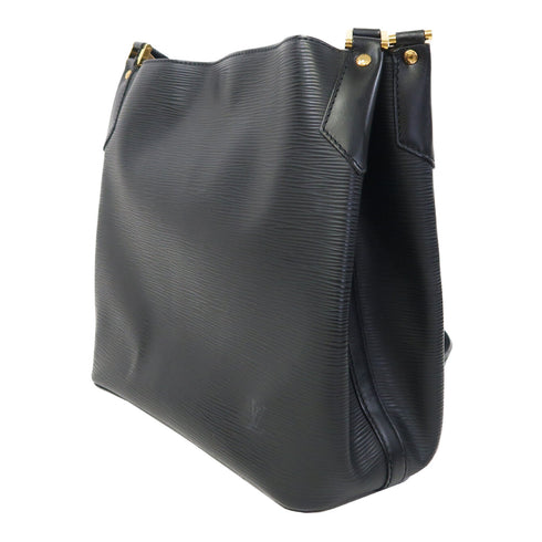 LOUIS VUITTON LV GHW Mandard MM Shoulder Bag M58892 Epi Leather Black