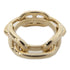 HERMES Scarf Ring Metal Gold