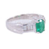 JEWELRY Emerald Ring US#4.75 18K White Gold