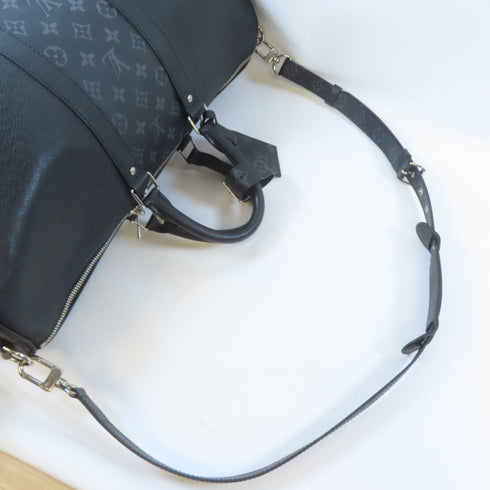 LOUIS VUITTON LV SHW Keepall 50 Bandouliere 2 Way Bag M53763 Taigarama Black