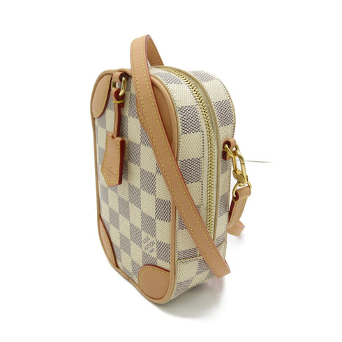 LOUIS VUITTON LV GHW Neokapi Shoulder Bag N60360 Damier Azur White