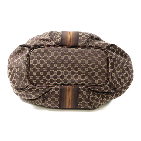 CELINE SHW Hand Bag Shoulder Bag Canvas Brown