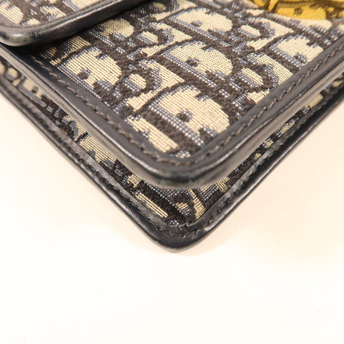 CHRISTIAN DIOR CD Montaigne 30 Shoulder Bag Canvas Navy