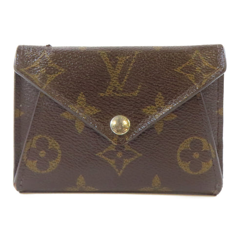 LOUIS VUITTON LV Origami Compact Wallet M40488 Monogram Brown