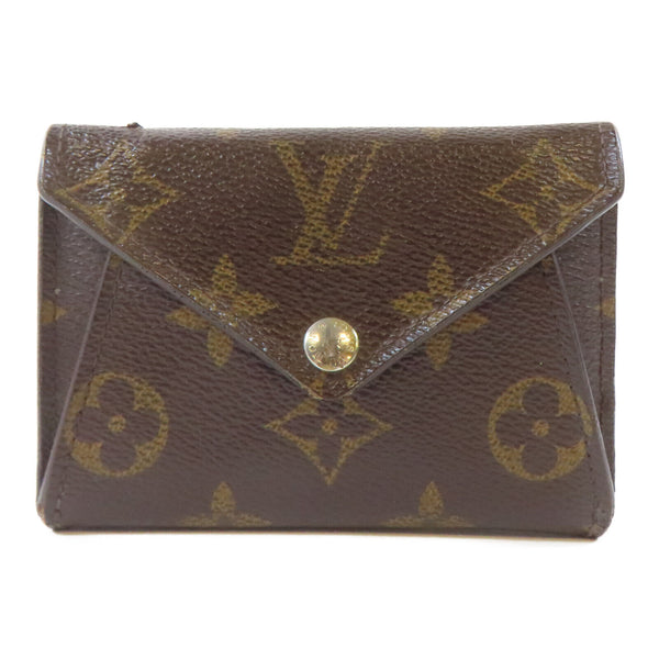 LOUIS VUITTON LV Origami Compact Wallet M40488 Monogram Brown