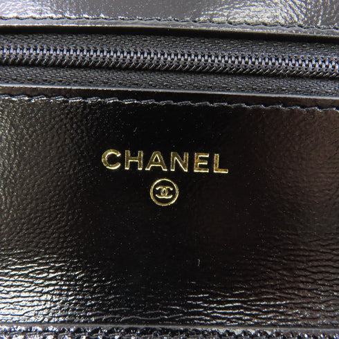 CHANEL Quilted CC GHW Chanel 31 Wallet On Chain Shoulder Bag AP2703 Calf Black