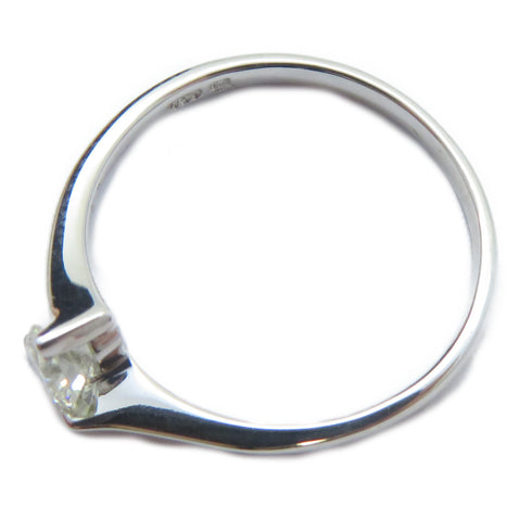 FINE JEWELRY 0.24ct Diamond Ring 18K White Gold US#6.5