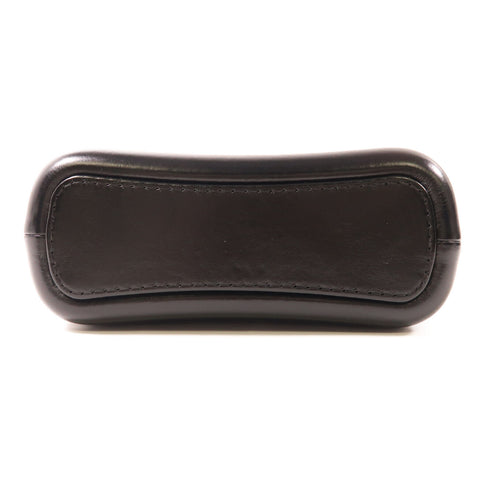 CHANEL CC Gabrielle Chain Shoulder Bag Calfskin Leather Navy Black