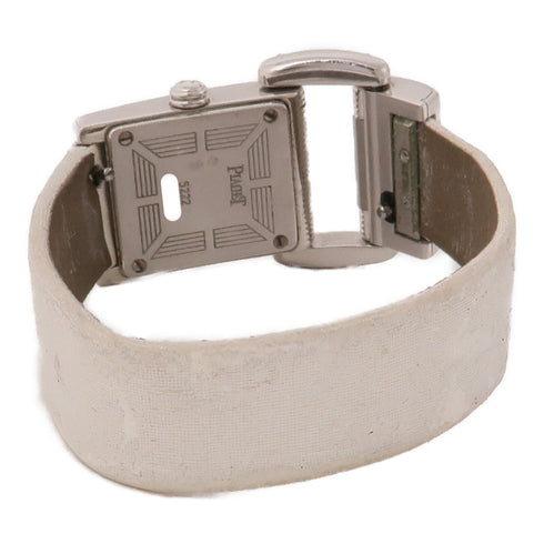 PIAGET Miss Protocole Quartz Watch 5222 18K White Gold Silver