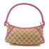GUCCI GG GHW Abbey Hand Bag 130939 Canvas Brown/Purple