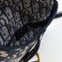 Christian Dior CD GHW Saddle Oblique Waist Bag Canvas Blue