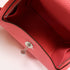 HERMES PHW Mini Lindy Shoulder Bag Taurillon Clemence Leather Rose Azalee/Pink