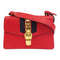 GUCCI GG GHW Sylvie Shoulder Bag 421882 Calfskin Leather Red
