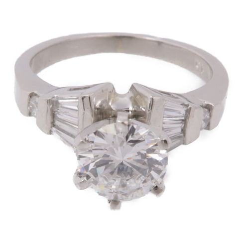 JEWELRY Diamond Ring US#5 PT950 Platinum