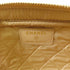 CHANEL CC GHW Pouch AP3702 Calfskin Leather Beige