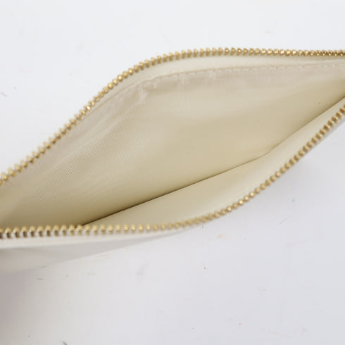 Christian Dior CD GHW Wallet On Chain Shoulder Bag Calfskin Leather White/Red