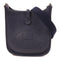 HERMES PHW Evelyne TPM Shoulder Bag Taurillon Clemence Leather Bleu Nuit