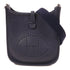 HERMES PHW Evelyne TPM Shoulder Bag Taurillon Clemence Leather Bleu Nuit