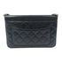 CHANEL Quilted CC GHW Chain Shoulder Bag Calfskin Leather Dark Green