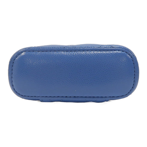 CHANEL Quilted CC GHW Classic Vanity Chain Shoulder Bag AP2084 Calfskin Blue