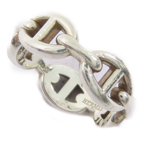 HERMES Chaine D'ancre Enchainee Ring 925 Sterling Silver Hermes#54 US#6.75