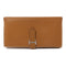 HERMES PHW Bearn W Snap Wallet Long Wallet Epsom Leather 37 Gold