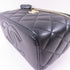 CHANEL CC GHW Vanity Case 2 Way Bag Calfskin Leather Black