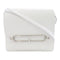 HERMES PHW Mini Roulis Shoulder Bag Evercolor Leather Blanc White