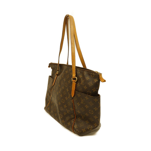 LOUIS VUITTON LV GHW Totally MM Shoulder Bag Monogram M56689 Brown