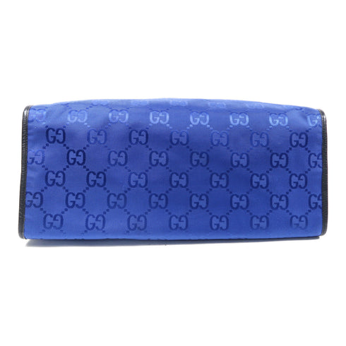 GUCCI GG SHW Tote Bag 2 Way Bag 630353 Canvas Blue