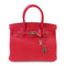 HERMES PHW Handbag Clemence Leather