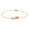 CARTIER Panthere Tsavorite Onyx Bracelet 18K Pink Gold