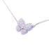 Van Cleef & Arpels Two Butterfly Necklace Accessories VCAR03M400 18K White Gold