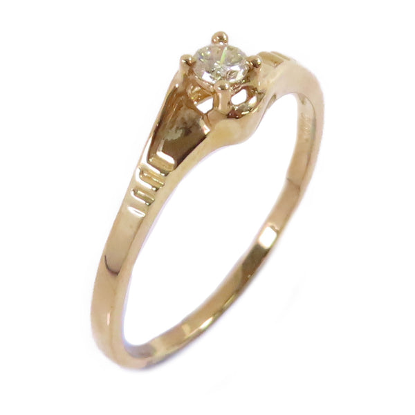 JEWELRY Diamond Ring US#6.75 18K Yellow Gold