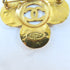 CHANEL CC Brooch Pin Metal Gold