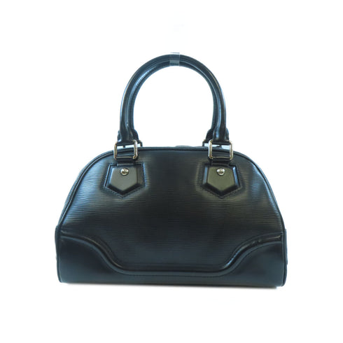 LOUIS VUITTON LV SHW Bowling Montaigne PM Handbag M59322 Epi Black