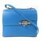 HERMES PHW Verrou 21 Shoulder Bag Epsom Leather Blue Zanzibar