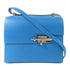 HERMES PHW Verrou 21 Shoulder Bag Epsom Leather Blue Zanzibar