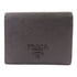 PRADA GHW Wallet 1MV204 Calfskin Leather Black
