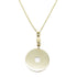 BVLGARI Lucia Pendant Necklace 18K Yellow Gold 15.2g