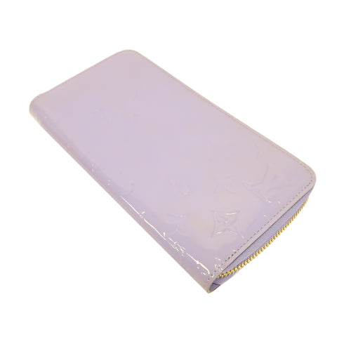 LOUIS VUITTON LV GHW Zipper Long Wallet M90141 Vernis Lilac