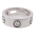 CARTIER 3 Diamond Love Ring 18K White Gold Cartier#48/US#4.5