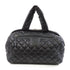 CHANEL CC SHW Coco Cocoon Handbag Nylon Black
