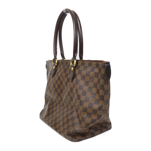 LOUIS VUITTON LV GHW Saleya MM Shoulder Bag N51188 Damier Brown