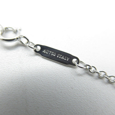 TIFFANY&CO Padlock Diamond Necklace 18K White Gold