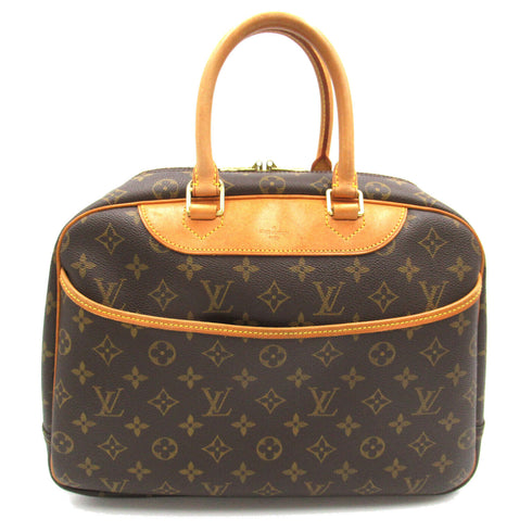 LOUIS VUITTON LV GHW Deauville Hand Bag M47270 Monogram Brown v1